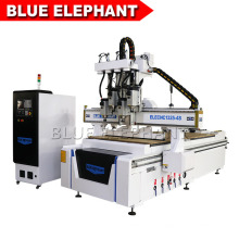 1325 4 Axis CNC Router 4 Head, Wood Cutting Machine with 4 Spindles for Wood